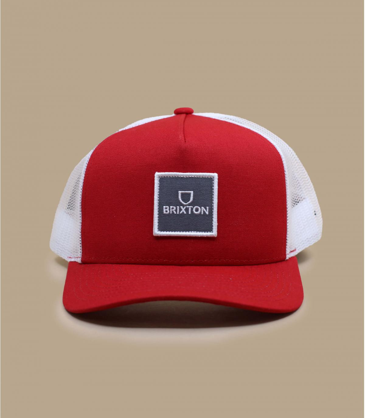 Alpha Block Trucker cowhide white Alpha Block Trucker cowhide white